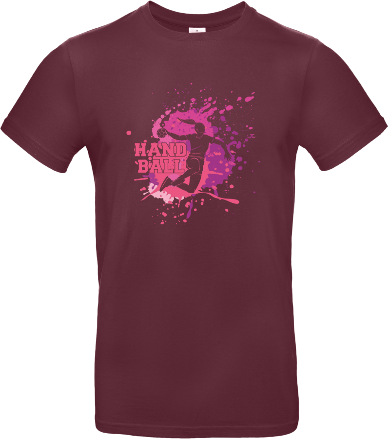 T-Shirt Handball Pink Splash